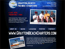 Tablet Screenshot of graytonbeachcharters.com